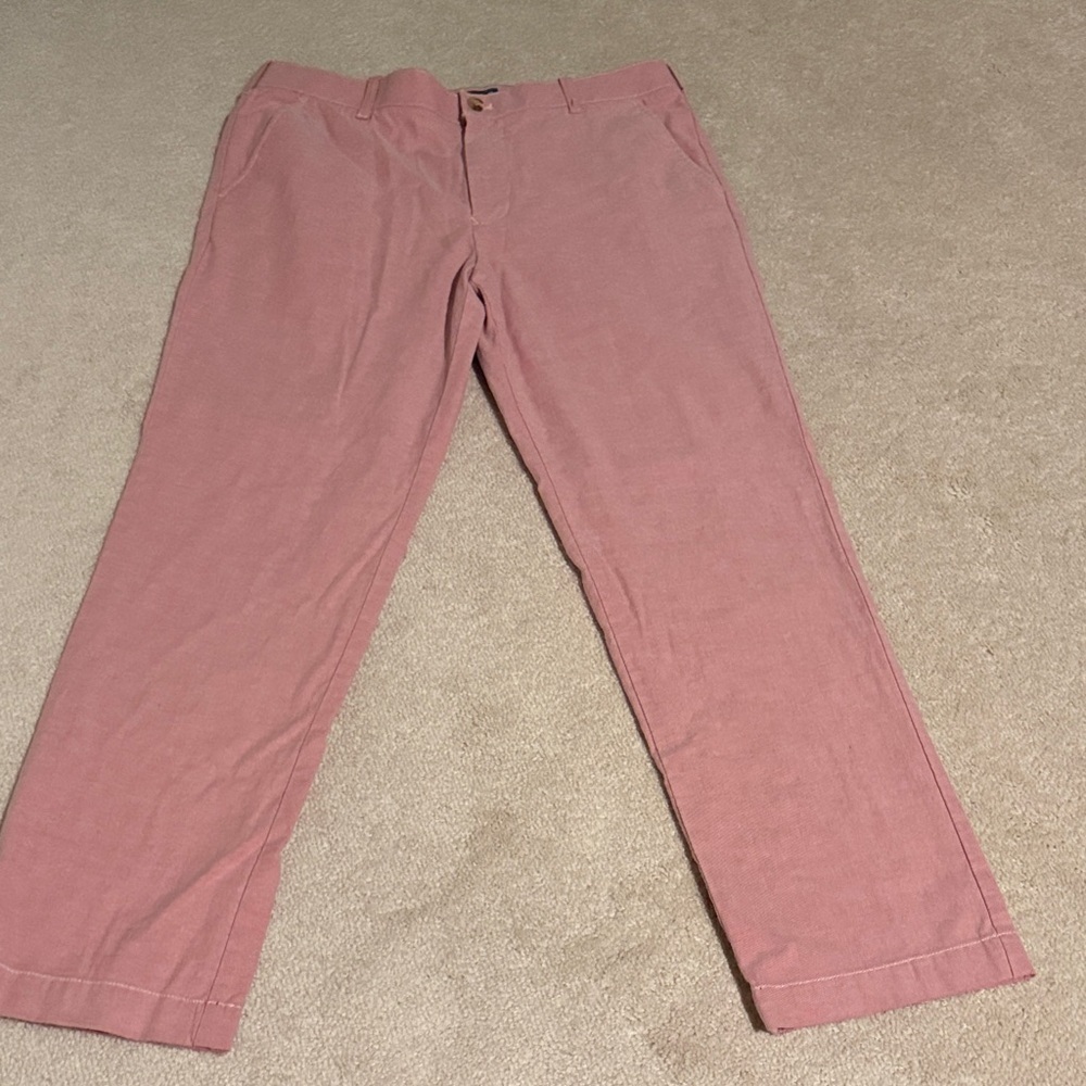 Izod Men's Soft Pink Straight Pants